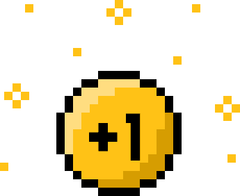 Golden +1 coin icon surrounded by stars indicating product life cycle update